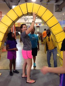 Children Playing with Exhibit at Lancaster Science Factory
