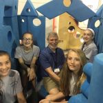 Children inside Playhouse