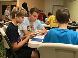 Students Doing Worksheets