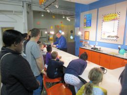 Children at Science Cafe