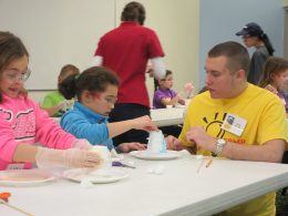Girl Doing Crafts