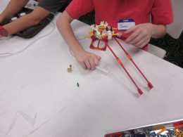 Children Playing With Kinex