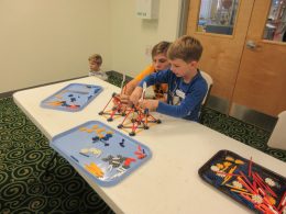 Children Playing with Exhibit at Lancaster Science Factory