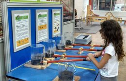 Girl Playing With Levers