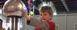 Boy at the Science Cafe - Lanacster Science Factory